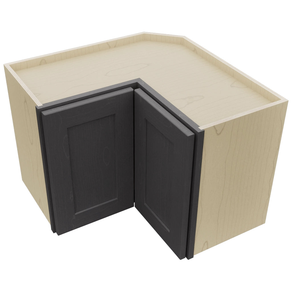 Fabuwood Galaxy Cobblestone WPC2418 Wall Corner Pie Cabinet, Top View