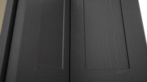 Fabuwood Galaxy Cobblestone WPC2418 Wall Corner Pie Cabinet, Detail View