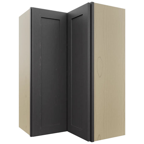 Fabuwood Galaxy Cobblestone WPC2436 Wall Corner Pie Cabinet, Front View
