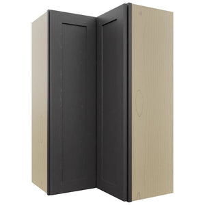 Fabuwood Galaxy Cobblestone WPC2439 Wall Corner Pie Cabinet, Front View