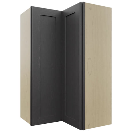 Fabuwood Galaxy Cobblestone WPC2439 Wall Corner Pie Cabinet, Front View