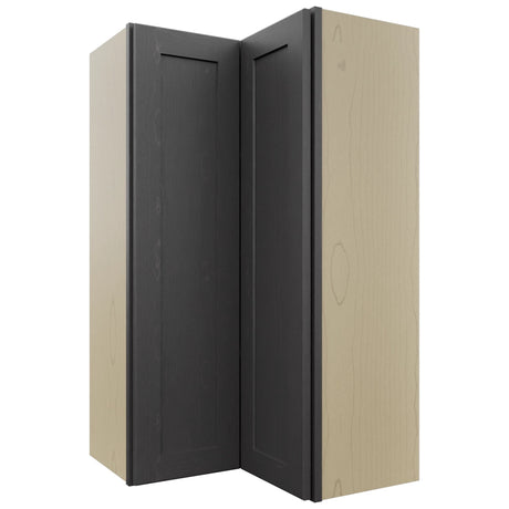 Fabuwood Galaxy Cobblestone WPC2442 Wall Corner Pie Cabinet, Front View