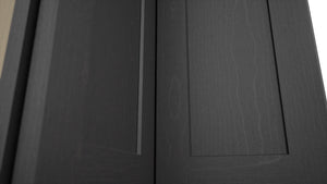 Fabuwood Galaxy Cobblestone WPC2442 Wall Corner Pie Cabinet, Detail View