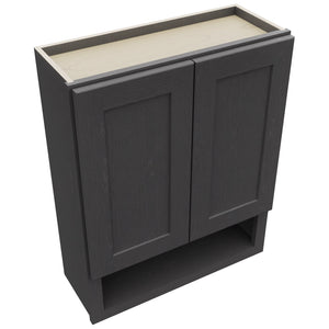 Fabuwood Galaxy Cobblestone WVS2430 Vanity Wall Storage, Top View