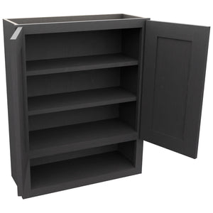 Fabuwood Galaxy Cobblestone WVS2430 Vanity Wall Storage, Open View