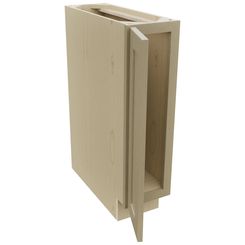 Fabuwood Galaxy Desert Oak B09FD Base Full Door Cabinet, Open View