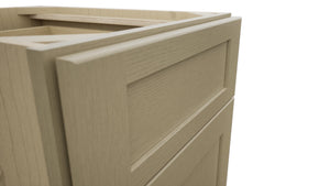 Fabuwood Galaxy Desert Oak B18 Base Standard Cabinet, Detail View