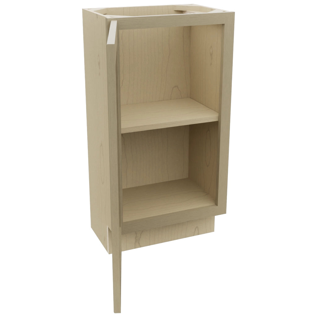 Fabuwood Galaxy Desert Oak B18FD-12D Base Full Door Cabinet, Open View