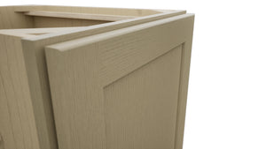 Fabuwood Galaxy Desert Oak B18FD Base Full Door Cabinet, Detail View