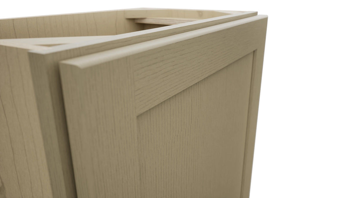 Fabuwood Galaxy Desert Oak B21FD-12D Base Full Door Cabinet, Detail View