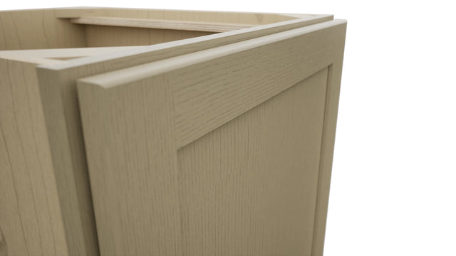 Fabuwood Galaxy Desert Oak B21FD Base Full Door Cabinet, Detail View