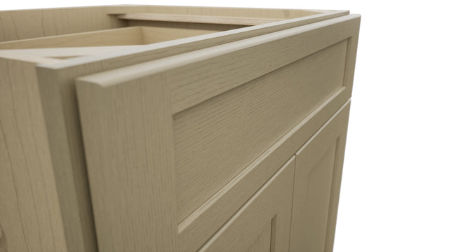 Fabuwood Galaxy Desert Oak B27 Base Standard Cabinet, Detail View