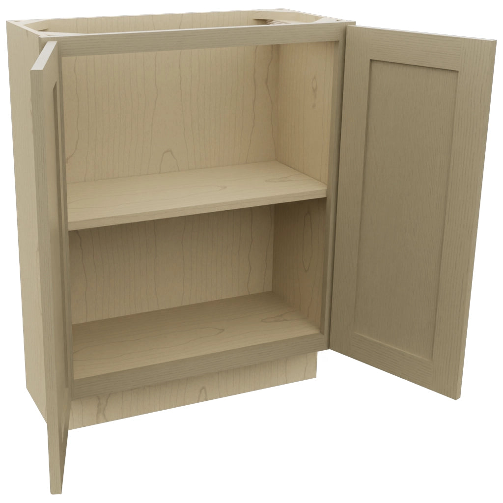 Fabuwood Galaxy Desert Oak B27FD-12D Base Full Door Cabinet, Open View