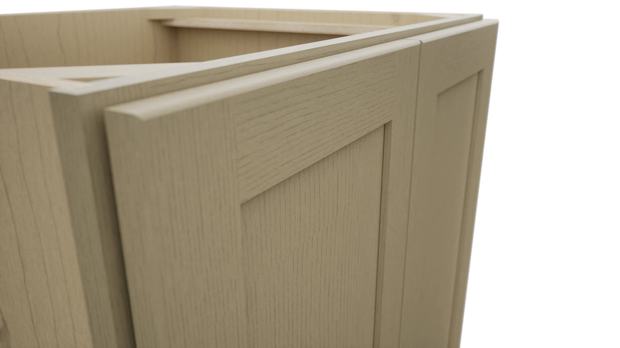 Fabuwood Galaxy Desert Oak B27FD Base Full Door Cabinet, Detail View