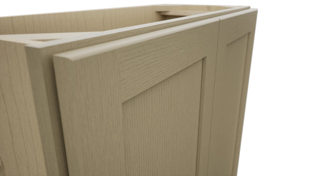 Fabuwood Galaxy Desert Oak B30FD-12D Base Full Door Cabinet, Detail View