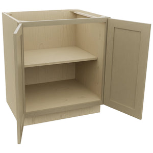 Fabuwood Galaxy Desert Oak B30FD Base Full Door Cabinet, Open View