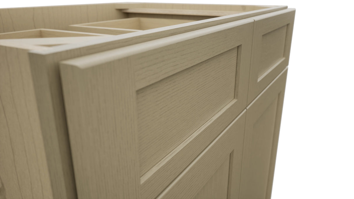 Fabuwood Galaxy Desert Oak B33 Base Standard Cabinet, Detail View
