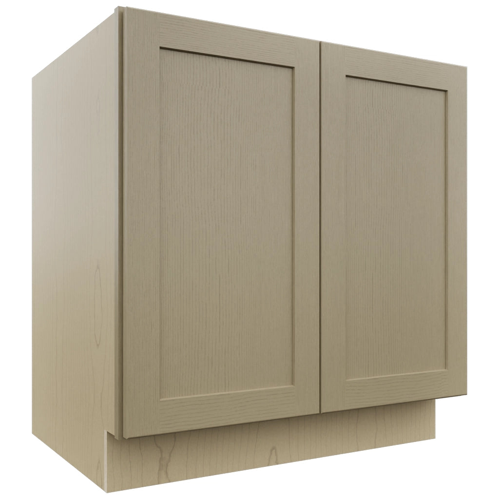 Fabuwood Galaxy Desert Oak B33FD Base Full Door Cabinet, Front View