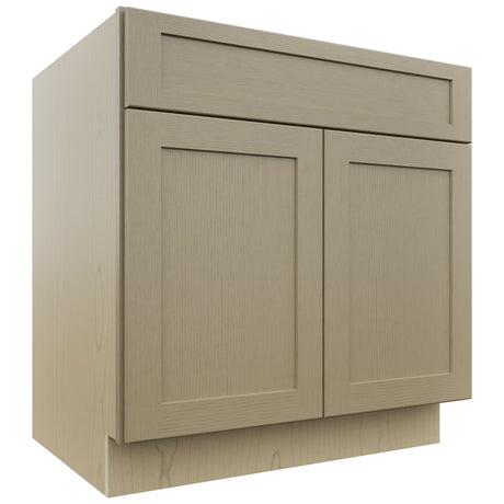 Fabuwood Galaxy Desert Oak B33SDF Base Standard Cabinet, Front View