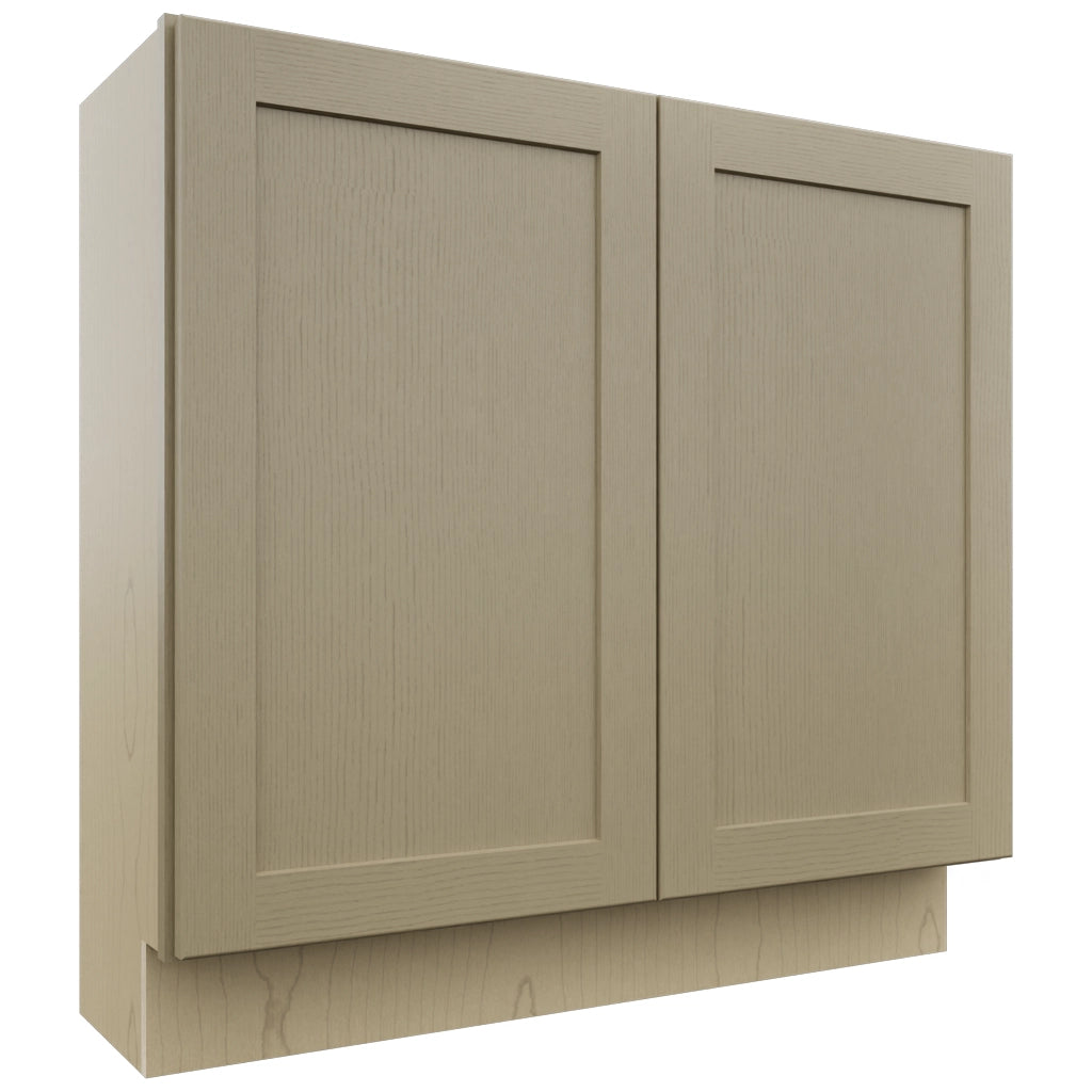 Fabuwood Galaxy Desert Oak B36FD-12D Base Full Door Cabinet, Front View