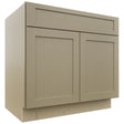 Fabuwood Galaxy Desert Oak B36SDF Base Standard Cabinet, Front View