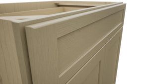 Fabuwood Galaxy Desert Oak B36SDF Base Standard Cabinet, Detail View