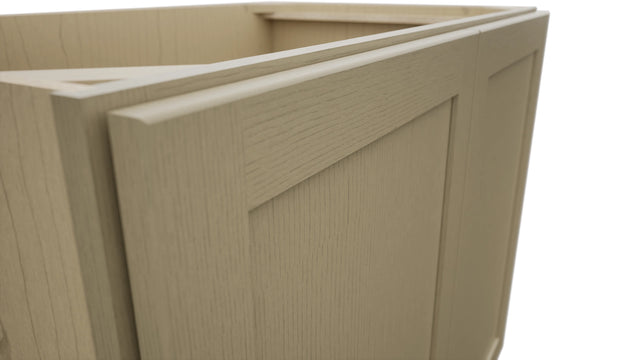 Fabuwood Galaxy Desert Oak B39FD Base Full Door Cabinet, Detail View