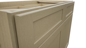 Fabuwood Galaxy Desert Oak B42 Base Standard Cabinet, Detail View