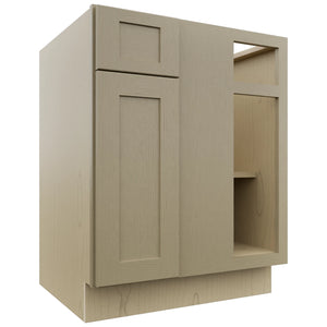 Fabuwood Galaxy Desert Oak BLB36/39 Base Corner Blind Cabinet, Front View
