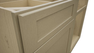 Fabuwood Galaxy Desert Oak BLB48/51 Base Corner Blind Cabinet, Detail View
