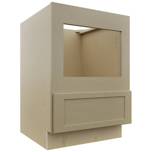 Fabuwood Galaxy Desert Oak BMC24 Base Microwave Cabinet, Front View