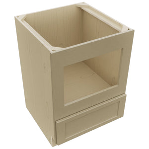 Fabuwood Galaxy Desert Oak BMC24 Base Microwave Cabinet, Top View