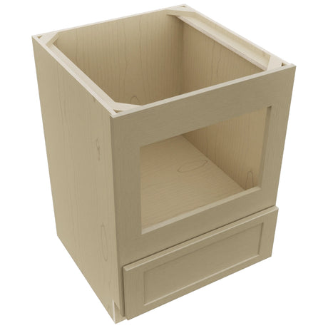 Fabuwood Galaxy Desert Oak BMC24 Base Microwave Cabinet, Top View