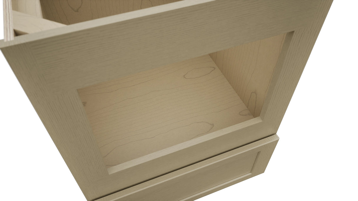 Fabuwood Galaxy Desert Oak BMC24 Base Microwave Cabinet, Detail View