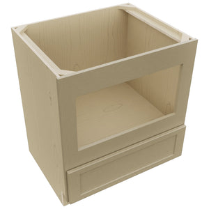 Fabuwood Galaxy Desert Oak BMC30 Base Microwave Cabinet, Top View
