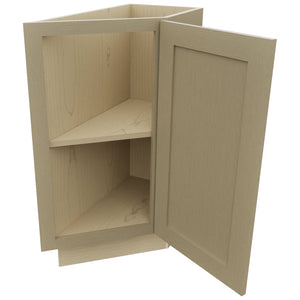 Fabuwood Galaxy Desert Oak BTR12 Base Transitional Cabinet, Open View