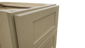 Fabuwood Galaxy Desert Oak DB15-4 Base 4 Drawers Cabinet, Detail View