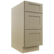 Fabuwood Galaxy Desert Oak DB15 Base 3 Drawers Cabinet, Front View