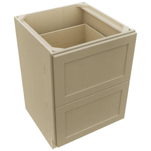 Fabuwood Galaxy Desert Oak DB24-2 Base 2 Drawers Cabinet, Top View