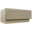 Fabuwood Galaxy Desert Oak DBS36 Base Bench Seat Cabinet, Front View
