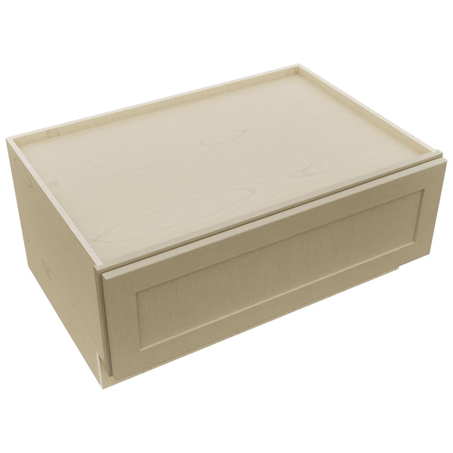 Fabuwood Galaxy Desert Oak DBS36 Base Bench Seat Cabinet, Top View