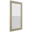 Fabuwood Galaxy Desert Oak DS GDW1836 Wall Glass Door, Front View