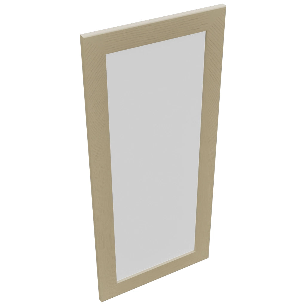Fabuwood Galaxy Desert Oak DS GDW1839 Wall Glass Door, Top View