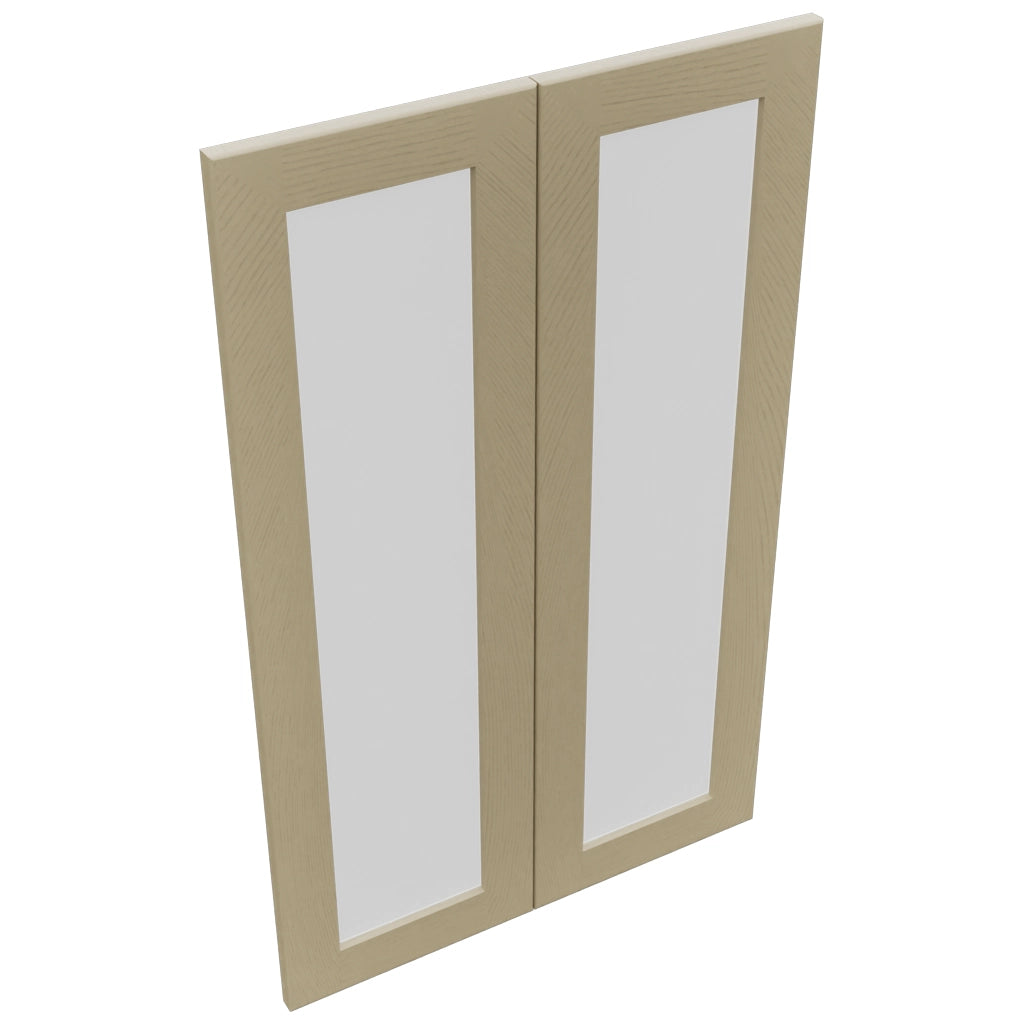 Fabuwood Galaxy Desert Oak DS GDW2439 Wall Glass Door, Top View