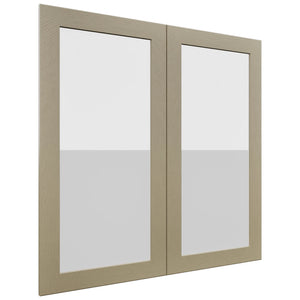 Fabuwood Galaxy Desert Oak DS GDW3636 Wall Glass Door, Front View
