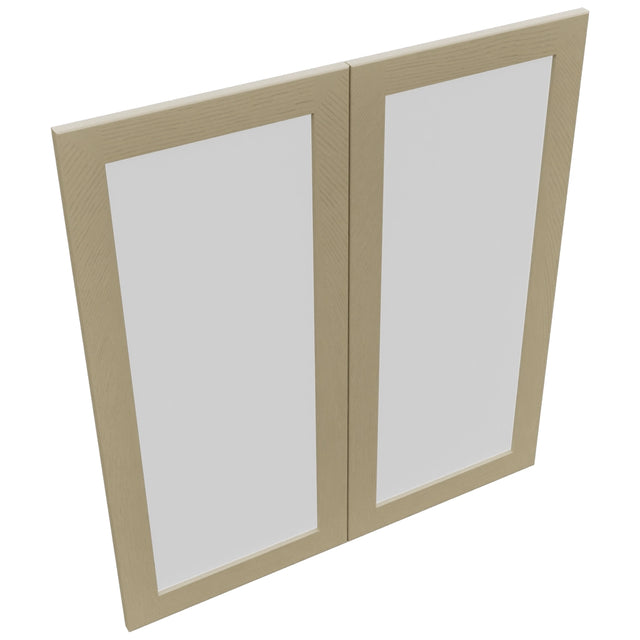 Fabuwood Galaxy Desert Oak DS GDW3639 Wall Glass Door, Top View