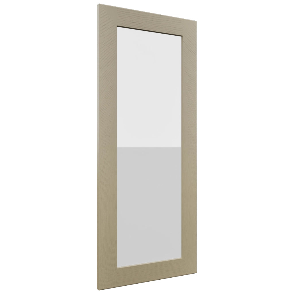 Fabuwood Galaxy Desert Oak DS GDWDC2436 Wall Glass Door, Front View