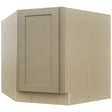 Fabuwood Galaxy Desert Oak DSB36FD Base Corner Diagonal Sink Cabinet, Front View