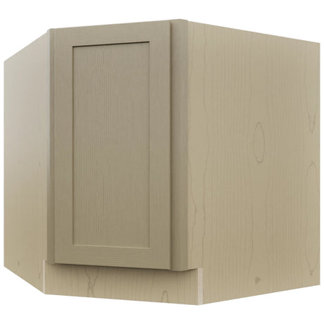 Fabuwood Galaxy Desert Oak DSB36FD Base Corner Diagonal Sink Cabinet, Front View