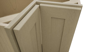 Fabuwood Galaxy Desert Oak ERB33 Base Corner Easy Reach Cabinet, Detail View